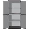 MONGARDI Armadietto Con Ripiani 2 Ante Per Esterno In PVC 168x68x39,5