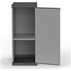 MONGARDI Armadietto Con Ripiani 1 Anta Per Esterno In PVC 85x34x39,5