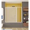 GEAPLAST Box Parete Sopravasca Soffietto Laterale 140 Cm In PVC