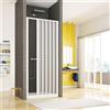 GEAPLAST Porta Nicchia Doccia Soffietto Laterale 170 Cm In PVC