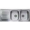 APELL S.P.A. Lavello Cucina Incasso 116 x 50 cm Inox AISI 304 con Gocciolatoio a Sinistra