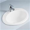 R.A.K. CERAMICS DISTRIBUTION EUROPE SRL Lavabo Soprapiano Da Incasso In Ceramica Cm 63,5 X 53,5