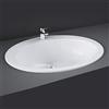 R.A.K. CERAMICS DISTRIBUTION EUROPE SRL Lavabo Soprapiano da Incasso in Ceramica Bianca 53x43,5x22,5 cm - RAK Ceramics