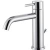 VEMA SRL Rubinetto Miscelatore Monocomando Lavabo Cromo con Piletta - MAIRA