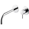 VEMA SRL Gruppo Miscelatore Monocomando Lavabo a Parete Cromo - MAIRA