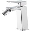 VEMA SRL Rubinetto Miscelatore Monocomando Bidet Cromo con Piletta - LYS