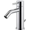 VEMA SRL Rubinetto Miscelatore Monocomando Bidet Cromo con Piletta - MAIRA