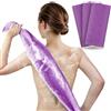 ARCH&M Panno esfoliante esfoliante per il corpo, scrubber per la schiena, per doccia, bagno giapponese, coreano, esfoliante, spugna di luffa, confezione da 3 (pesca x 3)
