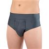 ORIONE Slip Elastico per Ernia Inguinale Versione Confort marca ORIONE Art. 515 Antracite Taglia 2 > 76-80 cm.