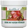 Kräuterhof Crema con Foglie di Vite Rossa e Ippocastano - 5 barattoli da 100 ml