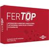 WIKENFARMA Fertop 30 Compresse - 30mg Ferro Pirofosfato Microincapsulato con Lattoferrina, Acido Folico, Vitamina C e Vitamina B12 100% tollerabile per carenza di ferro lieve media grave anche Post-Gravidanza