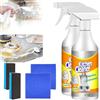 Pelinuar Detergente in schiuma da cucina, multiuso, potente detergente in schiuma per rimuovere le macchie, detergente multiuso in schiuma, spray per la pulizia delle bolle della cucina, per pentole e padelle