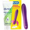 Durex 2x Durex Naturals Classico Gel Lubrificante Intimo con Ingredienti 100% di Origine Naturale Effetto Lubrificante e Idratante 100ml