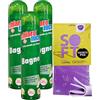 FEI FAN 3x Chiaro Luce Detergente Bagno (Lavabo, Rubinetti, Piastrelle), Efficace Contro le Tracce di Calcare, Macchie d'Acqua e Residui di Sapone + OMAGGIO Panno in Lattice 30x30 (3x Bagno + 1 Panno)