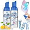 Holibao Detergente schiumogeno per scarichi, detergente e deodorante per lavelli, detergente per scarico in schiuma, sblocca gli scarichi del bagno, sbloccante per lavelli da cucina, scarichi della doccia (2