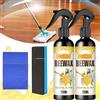 Sumcalio Spray di cera d'api micro-molecolarizzata naturale, cera d'api per lucidare e pulire mobili, cera d'api, cera d'api spray detergente e restauratore, detergente per mobili antichi (2 pezzi)