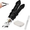 Generico Wide Jaw Thick Toenail Clippers Anti Splash Design, Heavy Duty Ingrown Toenail Clippers Nail Cutters Curved Fingernail Clippers, Ultra Sharp Slanted Nail Clippers with Long Handle (2*Mix)