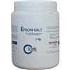 Clark Italia EPSOM SALT 1KG Integratore Alimentare a base di Sale di Epsom, Epsom Salt, Sale Inglese, Flacone da 1 kg di grado alimentare