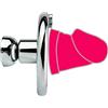 Fritosy Dispositivo di castità negativa maschile in acciaio inossidabile Gabbia del pene con ventilazione piatta Gabbia del cazzo set di dildo realistico rosso Bondage Sex Toy (S Dildo, anello 55 mm)