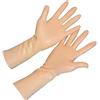 ANTIY Guanti Da Polso Con Dita Miste In Lattice Corto Di Gomma,Trasparente,S-polso Intorno A 16 Cm