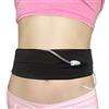 EaseCare Porta catetere per cintura per dialisi peritoneale PD regolabile per cintura addominale accessori per stomaco G/Peg/J tubo di alimentazione donna uomo nero, grande 91-127 cm