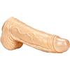 FJUJMLAN Fallo XXL 39CM con ventosa | Fallo gigante realistico | Grande anale, sex toy per donne, uomini e coppie | Fallo in silicone mostruoso 39×10 cm | Giocattoli sessuali per notti stravaganti(Fleischfarbe