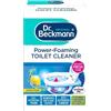 Dr. Beckmann Power-Foaming Detergente per WC, per una pulizia profonda e fresca, carbone attivo, Lemon Fersh, rimuove sporco e cattivi odori, 3 bustine da 100 g