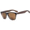 Eyekepper Occhiali da sole bifocali per donne diottrie +1.50 Occhiali da lettura di sole con aste di legno (Montatura Rossa-Leoparda）