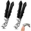 PEKJDS Outfany Nail Clipper, Outfany Toe Nail Clipper, Cumulus Clipmaster Pro Nail Clipper, Dotmalls Toenail Clippers, Grishay Proclip, Sherman Clip Master Pro, Wide Jaw Opening Nail Clipper (2PCS)