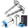 Generico Asta sonora liscia in acciaio inossidabile con controller, speciale stretching maschile per l'allenamento della minzione, set di allenamento speciale per uomini -D36IT (6mm)