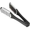 professional SPAZZOLA STIRANTE CAPELLI DOPPIA PER STIRATURA CON PIASTRE IN CERAMICA PROFESSIONALE PER PARRUCCHIERE