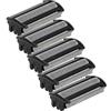vhbw 5x testina di ricambio compatibile con Philips BodyGroom S5000 BG50xx rasoio elettrico, nero/argento