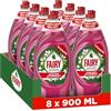 Fairy Detergente ultra concentrato per piatti a mano con fiori di gelsomino, 900 ml, con formula efficace per piatti perfettamente puliti, impressionante potere sgrassante