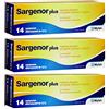 Mylan BUYFARMA PROMO PACK - 3X Sargenor Plus da 14 CPR - Integratore Alimentare di Vitamina C, Arginina e Magnesio per Combattere la Stanchezza Fisica e Mentale - 42 Compresse + OMAGGIO