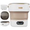 YOUCHENGZHIFAN Lavatrice portatile, mini lavatrice pieghevole da 13 litri con 3 modalità di pulizia per vestiti per bambini, delicati, calzini, ideale per viaggi, dormitorio, appartamento, campeggio (cachi)