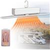 JUNZAI Asciugatrice Portatile, 400 W, Temperatura Costante 80 ℃, Bassa Rumorosità Asciugatrice, Per Appartamenti Rv Travel, Dormitori,White