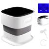 HAZARA Lavatrice Portatile, 9L Lavatrice Portatile Con Blu-Ray 360°,Touch Screen ， Lavatrice Piccola per Appartamento,Lavanderia,Campeggio,Viaggi