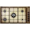 De'Longhi Piano Cottura A Gas FLT59DD 5 Fuochi Colore Terra Di Francia