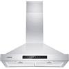 CIARRA Cappa da cucina a parete 30 760m3/h canalizzata convertibile senza condotti cappa in acciaio inossidabile CAS75308