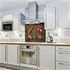 Cube Print and Display Spice Circle - Splashback in vetro da cucina stampato (700 W x 700 h)