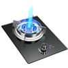 Generico Fornello A Gas Con 1 Bruciatore, Piano Di Lavoro Anello Fuoco Da 5,2 KW, Domestico A GPL/Gas Naturale, Timer 180 Minuti E Protezione Guasto Della Fiamma, For La Casa All'aperto(NG)