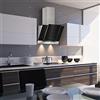 Kaiser AT 6438 F ECO +Tubo, Cappa aspirante a parete 60 cm/Cappa da parete lusso produttore Kaiser / 3 velocità / 910m³/h/Illuminazione LED/Cappa/Timer/Vincitori German Brand Award 2018