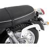 Hepco & Becker SUPP. BORSE SELLA C-BOW TRIUMPH BONNEVILLE, CROM. argento