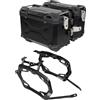 SW-Motech TRAX ADV sistema val. in alluminio 45/37L V-STROM 800 NER. nero