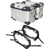 SW-Motech TRAX ADV sistema val. in alluminio 45/45L VERSYS100/S ARG. argento