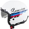 Scorpion Belfast Evo Adonis Casco Jet unisex bianca