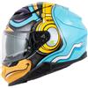 HJC F71 Monkey DJ MC23 Casco Integrale unisex bianca