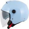 Nexx Y10 Plain Pastel Casco Jet donna blu