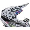FOX V1 Image Cosmo Casco Cross unisex bianca