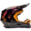 FOX V1 Kairos Tangerine Casco Cross unisex nero